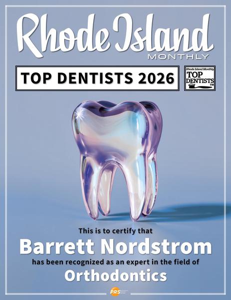 Barrett Nordstrom elegido el mejor ortodoncista de Rhode Island
